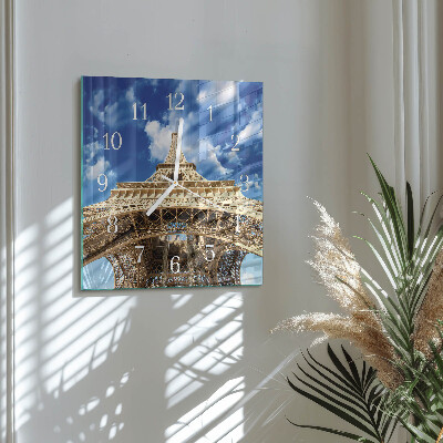 Reloj cuadrado Torre Eiffel