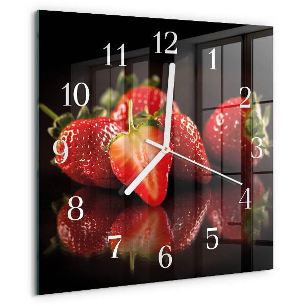 Reloj cuadrado fresas