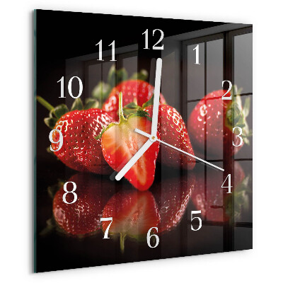 Reloj cuadrado fresas
