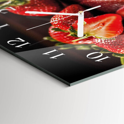 Reloj cuadrado fresas