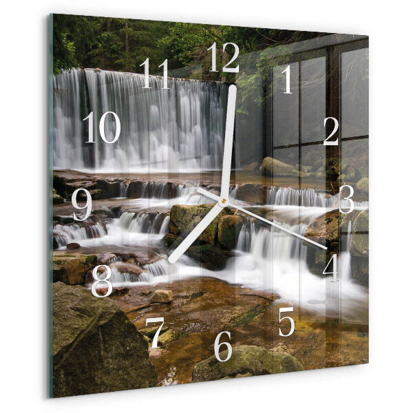 Reloj cuadrado Cascadas
