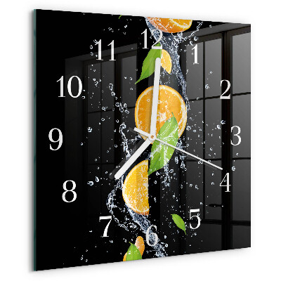 Reloj cuadrado Naranjas