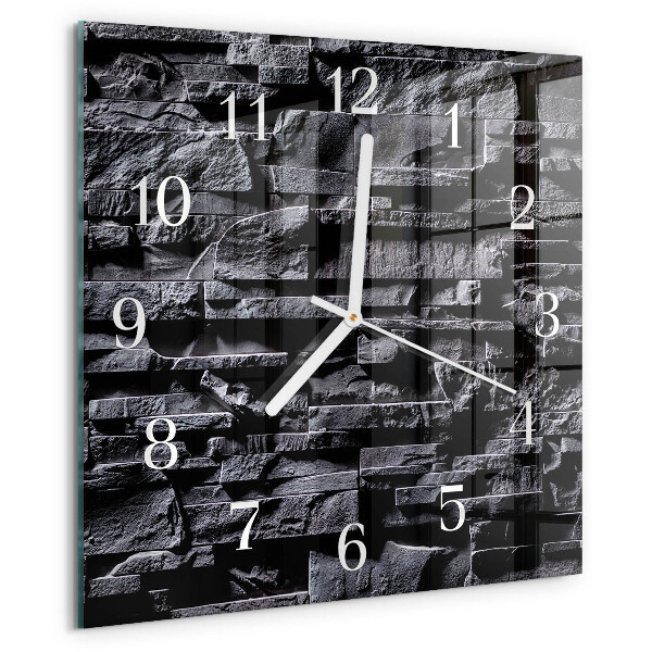 Reloj cuadrado Piedras
