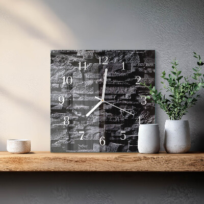 Reloj cuadrado Piedras