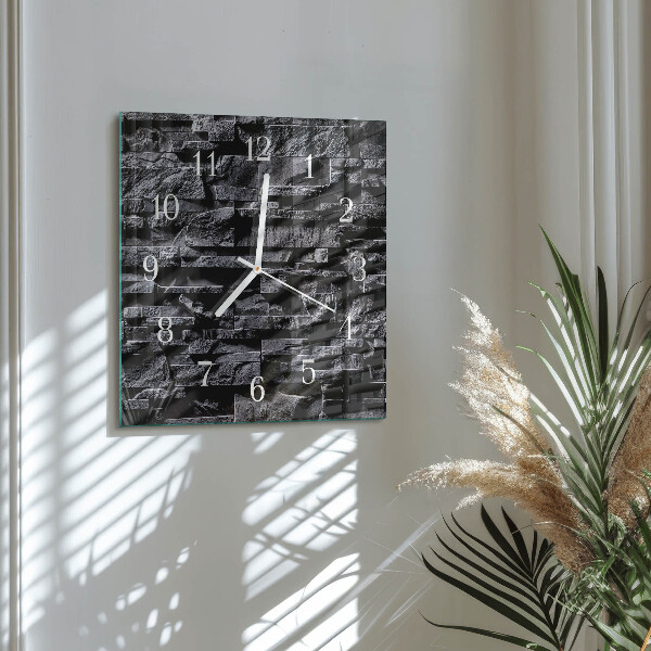 Reloj cuadrado Piedras
