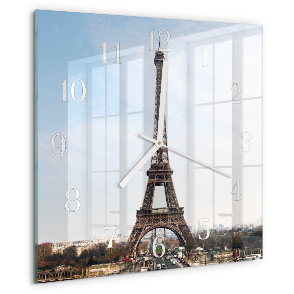 Reloj cuadrado Torre Eiffel
