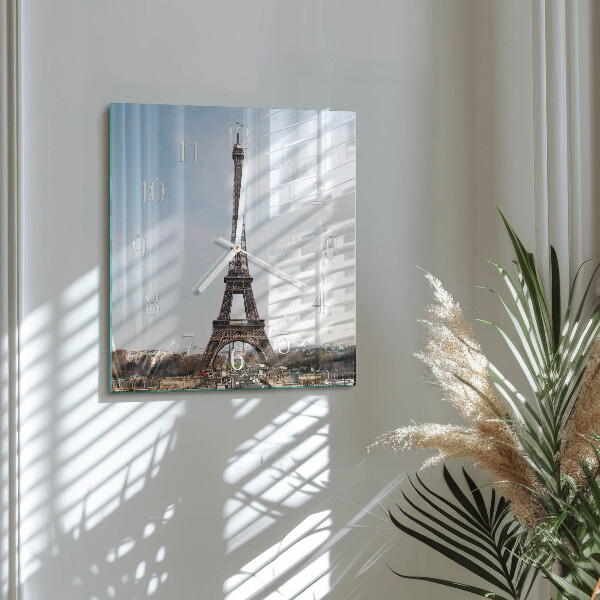Reloj cuadrado Torre Eiffel