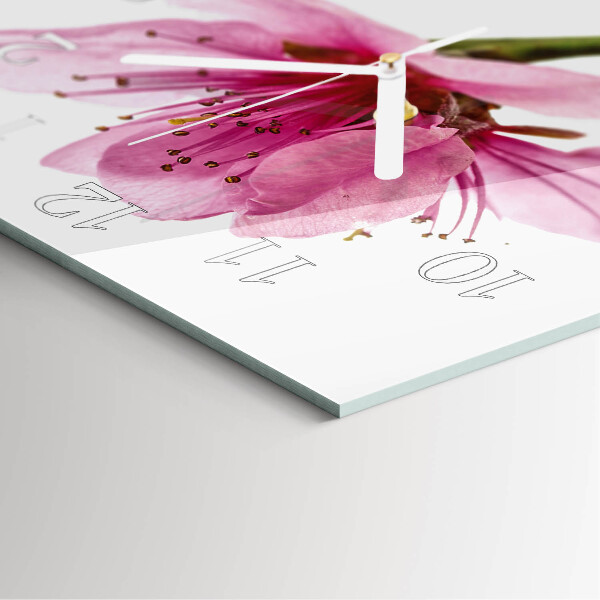 Reloj cuadrado Flor