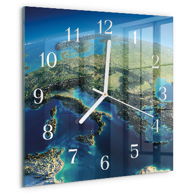 Reloj cuadrado Tierra