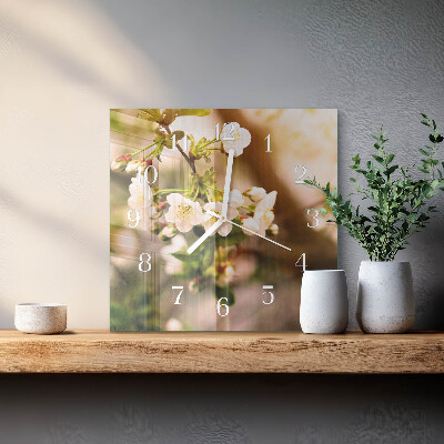 Reloj cuadrado Naturaleza
