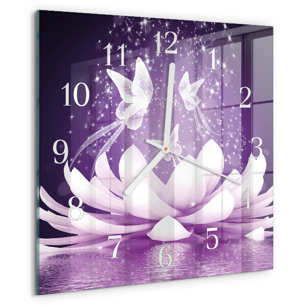 Reloj cuadrado Flor