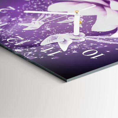 Reloj cuadrado Flor