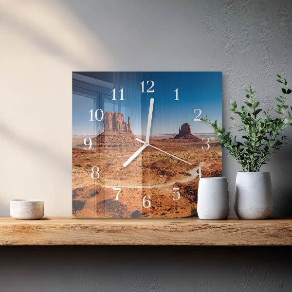 Reloj cuadrado Desierto