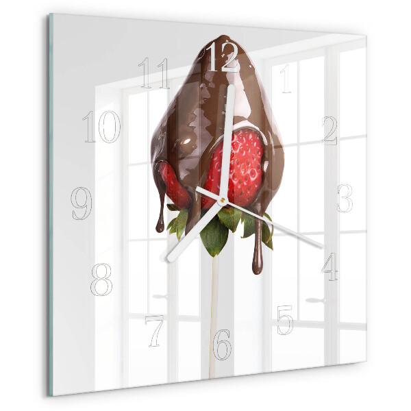 Reloj cuadrado Chocolate