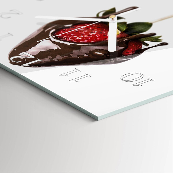 Reloj cuadrado Chocolate