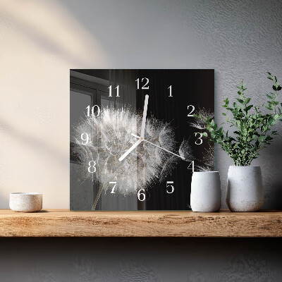 Reloj cuadrado Diente de león
