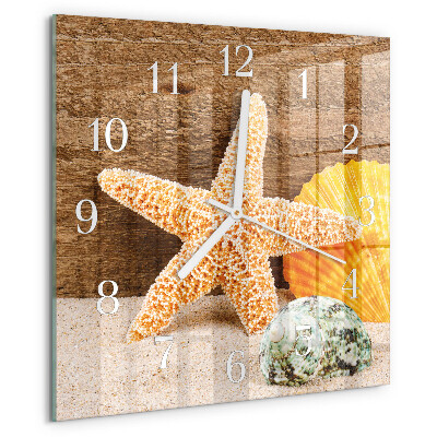 Reloj cuadrado Estrella de mar