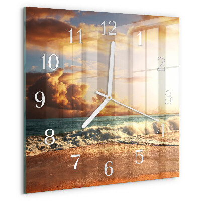 Reloj cuadrado Costa de arena