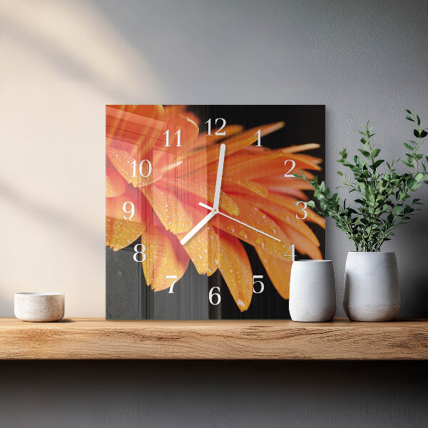 Reloj cuadrado Gerbera