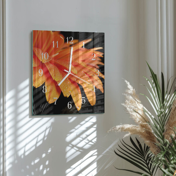 Reloj cuadrado Gerbera