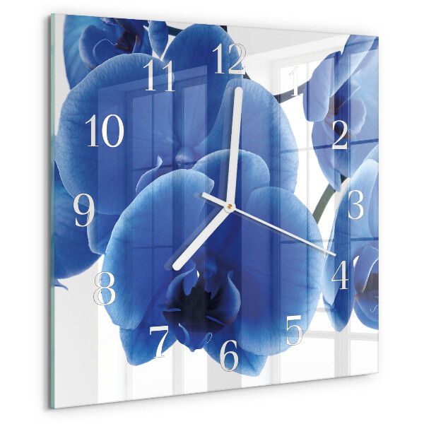 Reloj cuadrado Orquídea