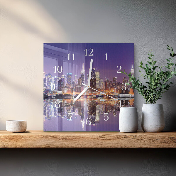 Reloj cuadrado Ciudad