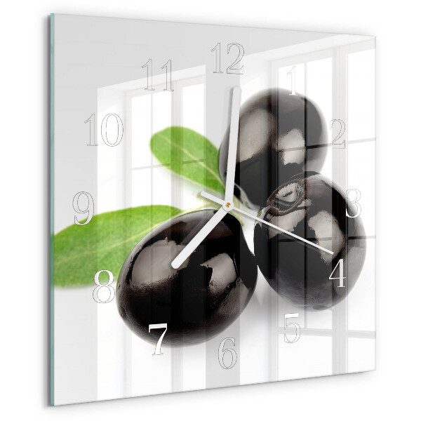 Reloj cuadrado Aceitunas