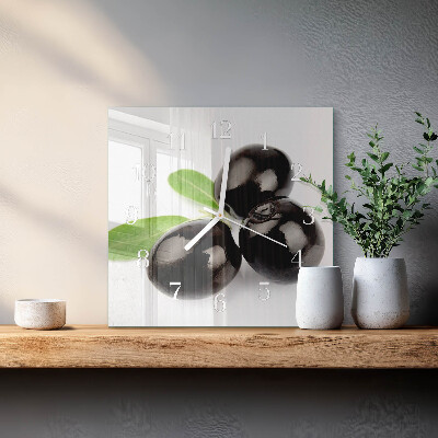 Reloj cuadrado Aceitunas