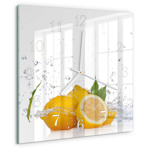 Reloj cuadrado Limones