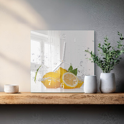 Reloj cuadrado Limones