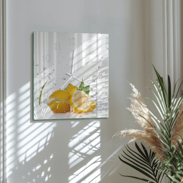 Reloj cuadrado Limones