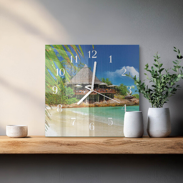 Reloj cuadrado Isla