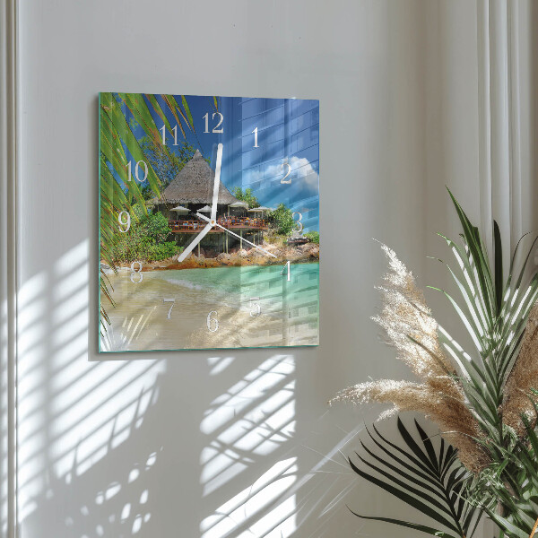 Reloj cuadrado Isla