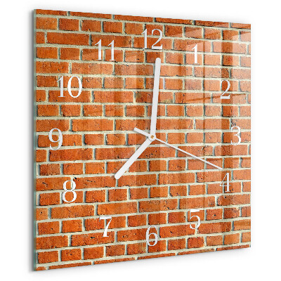 Reloj cuadrado Ladrillo