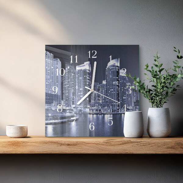 Reloj cuadrado Horizonte