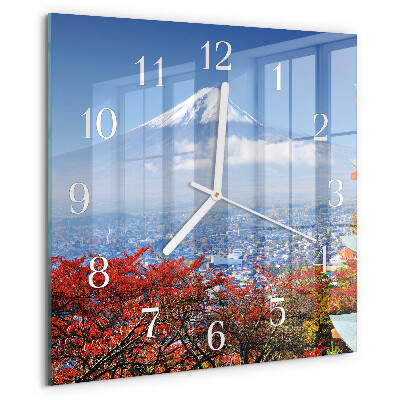 Reloj cuadrado Montaña