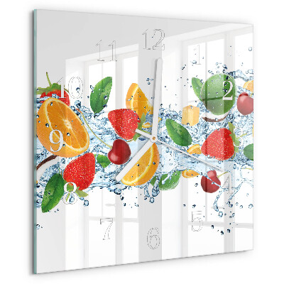 Reloj cuadrado Fruta