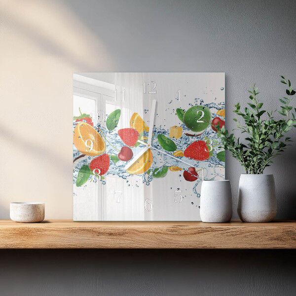 Reloj cuadrado Fruta