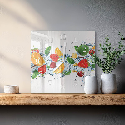 Reloj cuadrado Fruta