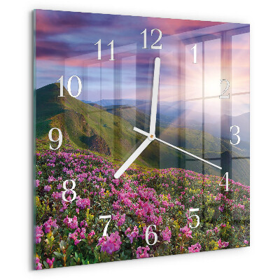 Reloj cuadrado Paisaje