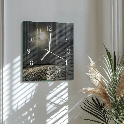 Reloj cuadrado Camino de la Luna