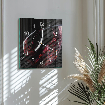 Reloj cuadrado Vino