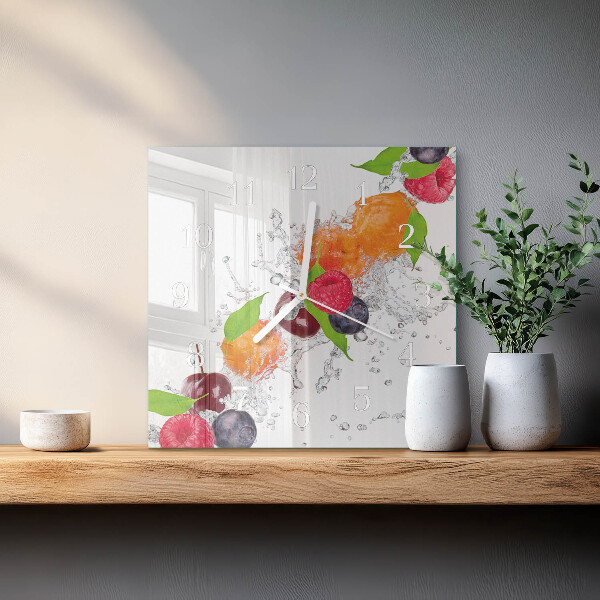 Reloj cuadrado Fruta
