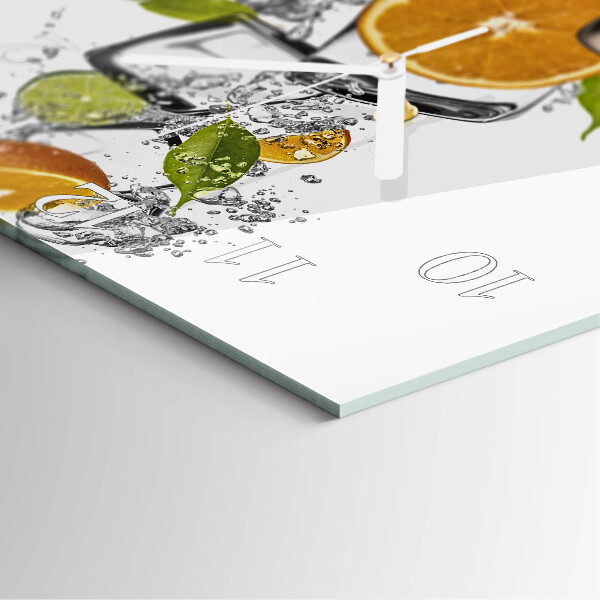 Reloj cuadrado Frutas cítricas