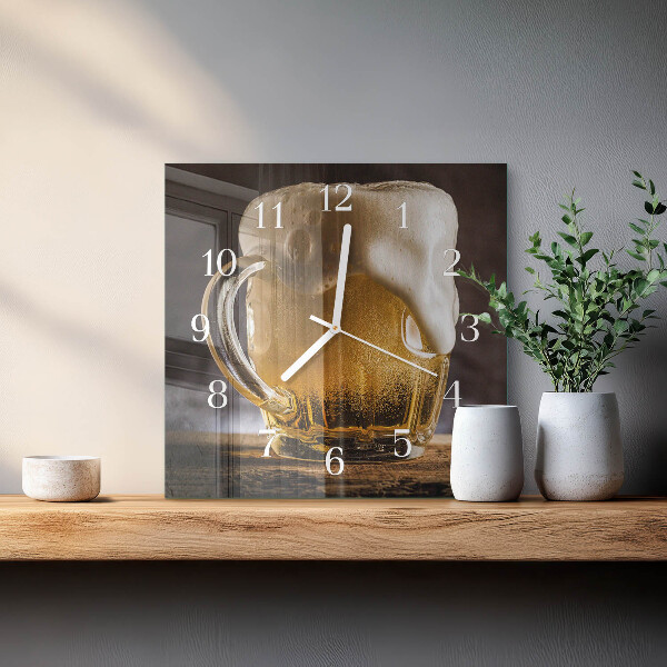Reloj cuadrado Cerveza