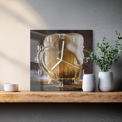 Reloj cuadrado Cerveza