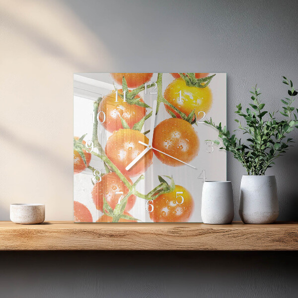 Reloj cuadrado Tomates