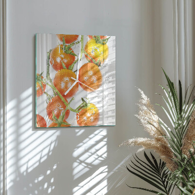 Reloj cuadrado Tomates