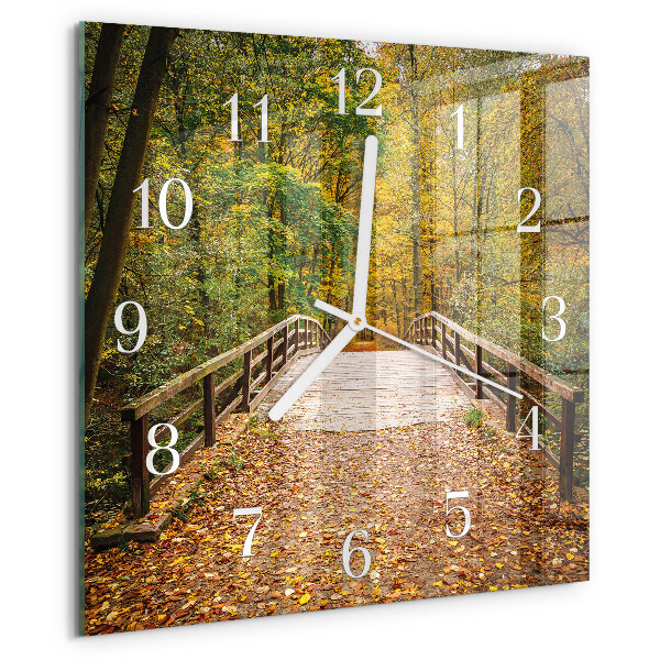 Reloj cuadrado Puente del bosque