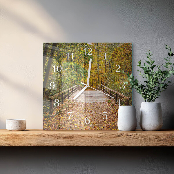 Reloj cuadrado Puente del bosque